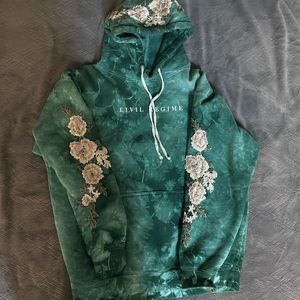 Civil Regime Aqua Marble Hoodie